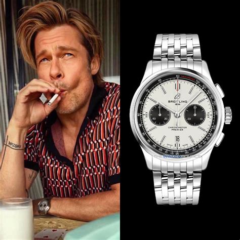 brad pitt Breitling watch